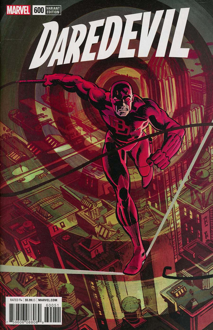 Daredevil Vol 5 #600 Cover H Incentive Frank Miller Remastered Color Variant Cover (Marvel Legacy Tie-In)