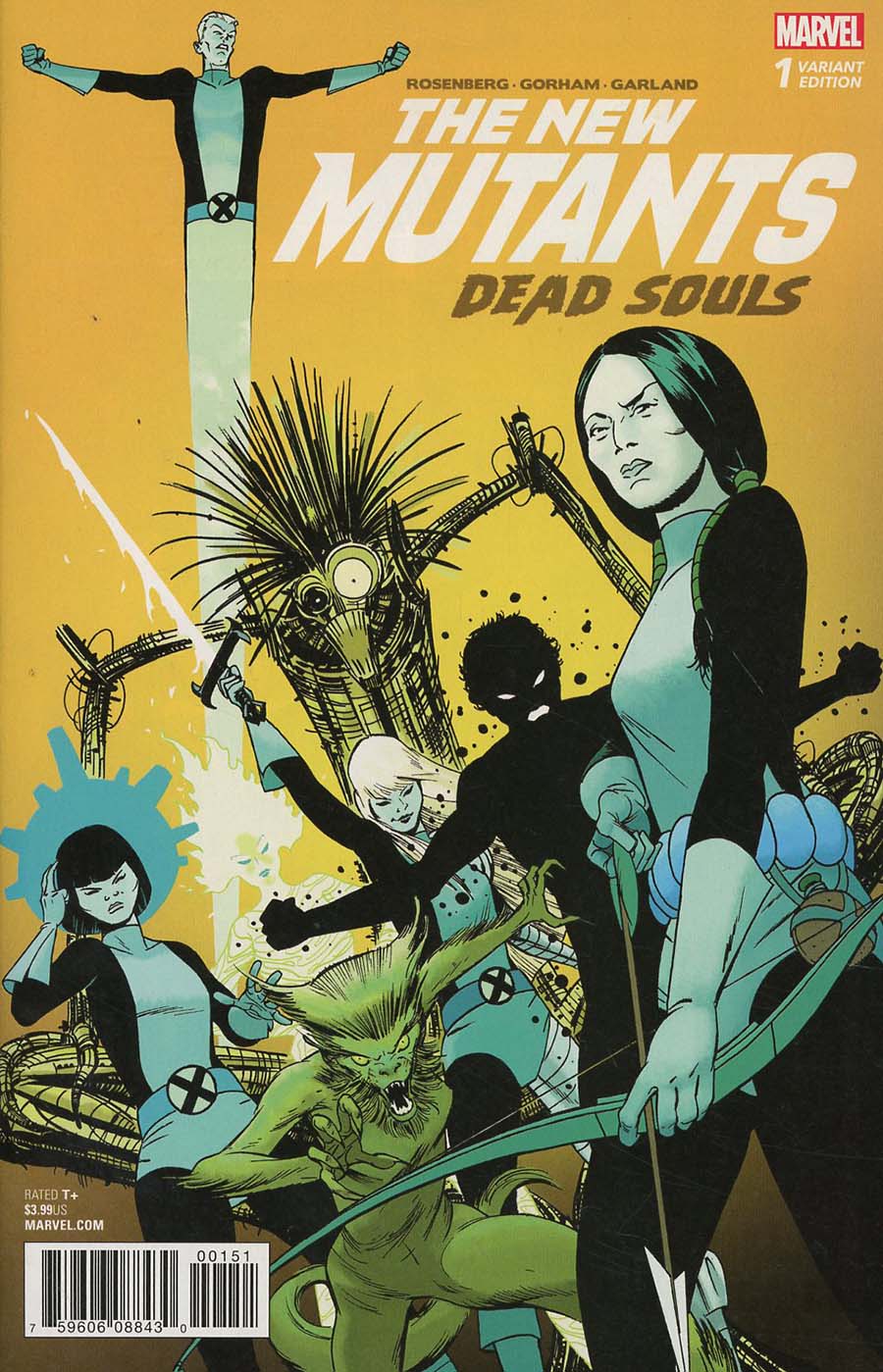 New Mutants Dead Souls #1 Cover E Incentive Marcos Martin Variant Cover (Marvel Legacy Tie-In)