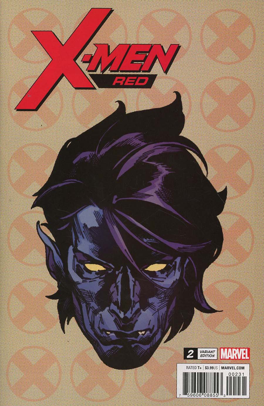 X-Men Red #2 Cover C Incentive Travis Charest Headshot Variant Cover (Marvel Legacy Tie-In)