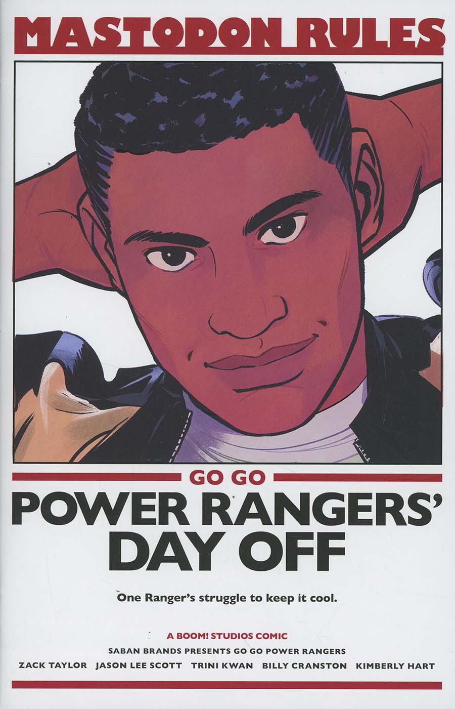 Sabans Go Go Power Rangers #8 Cover E Incentive Natacha Bustos Homage Virgin Variant Cover