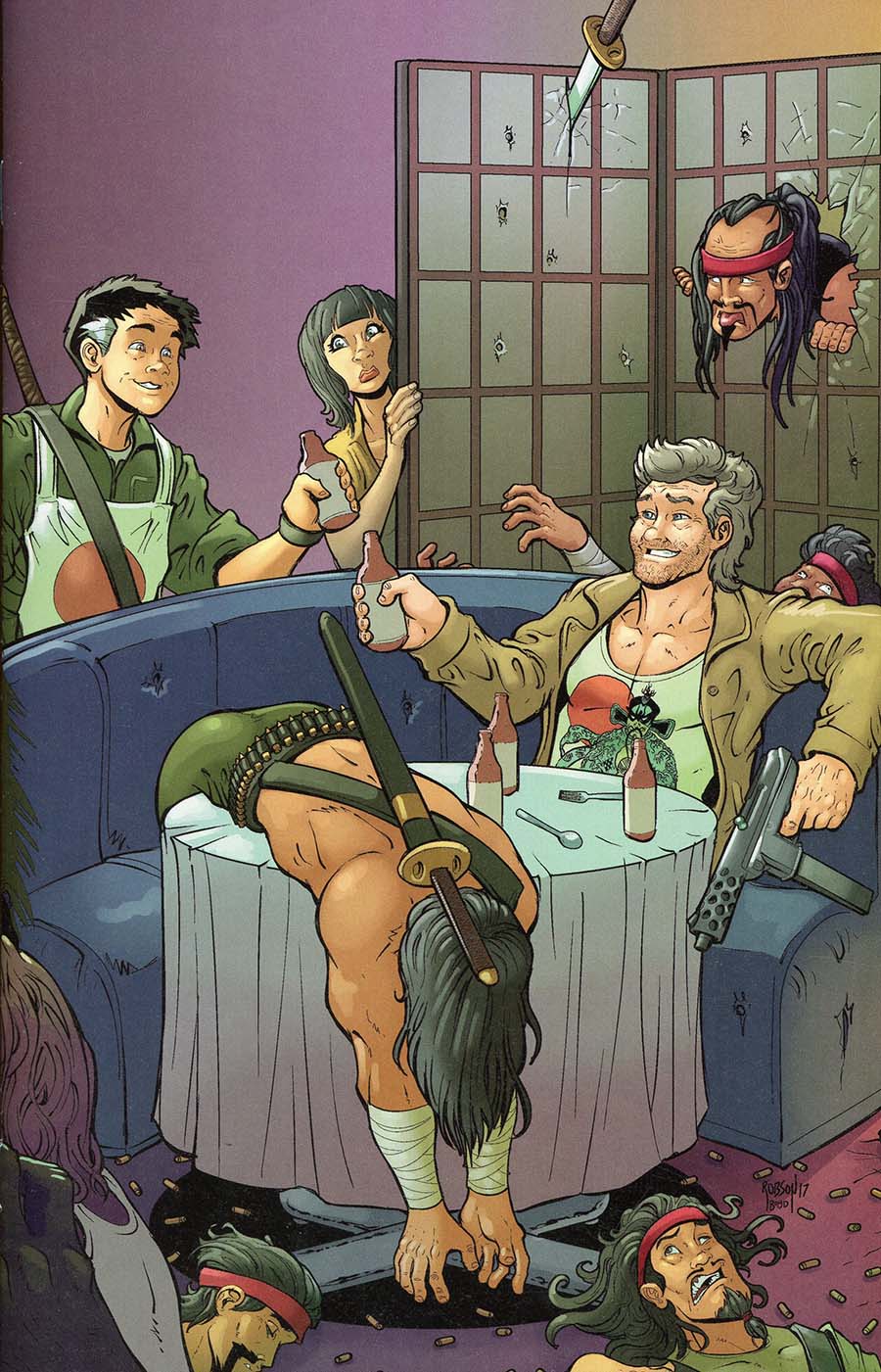 Big Trouble In Little China Old Man Jack #7 Cover C Incentive Will Robson Connecting Virgin Variant Cover