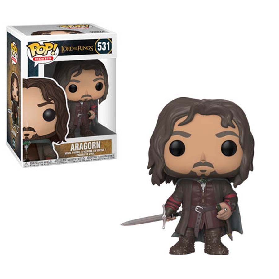 POP Movies 531 Lord Of The Rings Aragorn Vinyl Figure