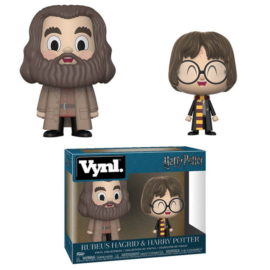 Vynl. Harry Potter Hagrid And Harry 2-Pack Vinyl Figure