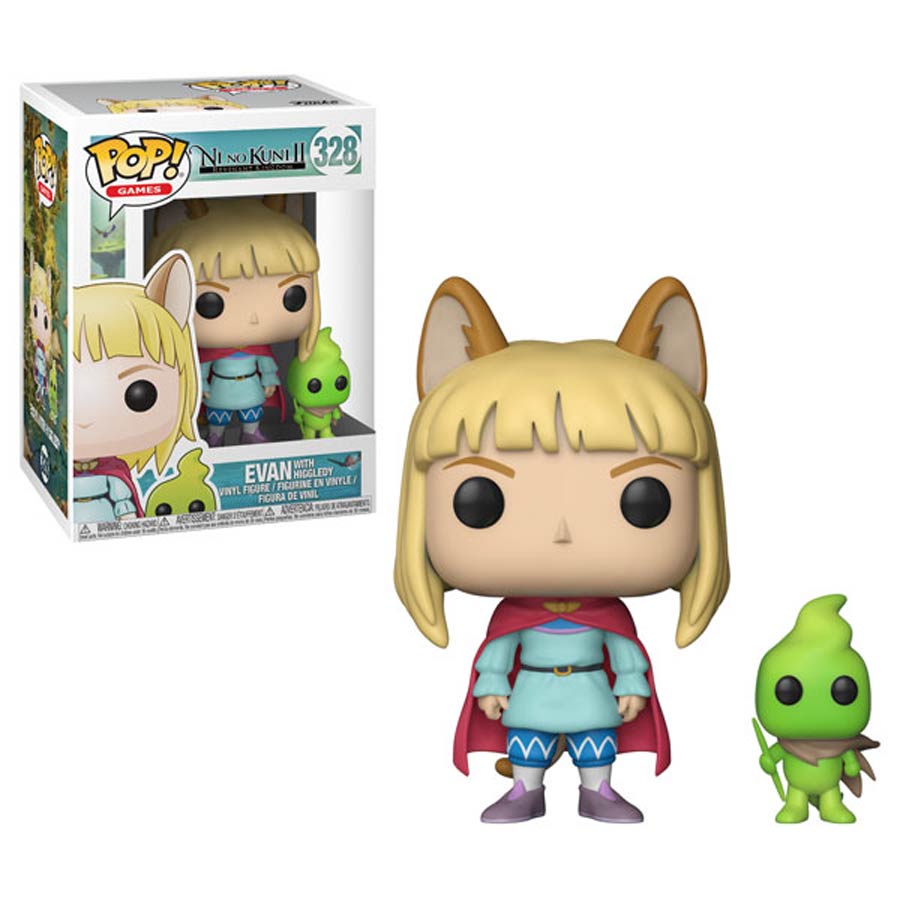 POP Games 328 Ni No Kuni2 Evan With Higgledy Vinyl Figure