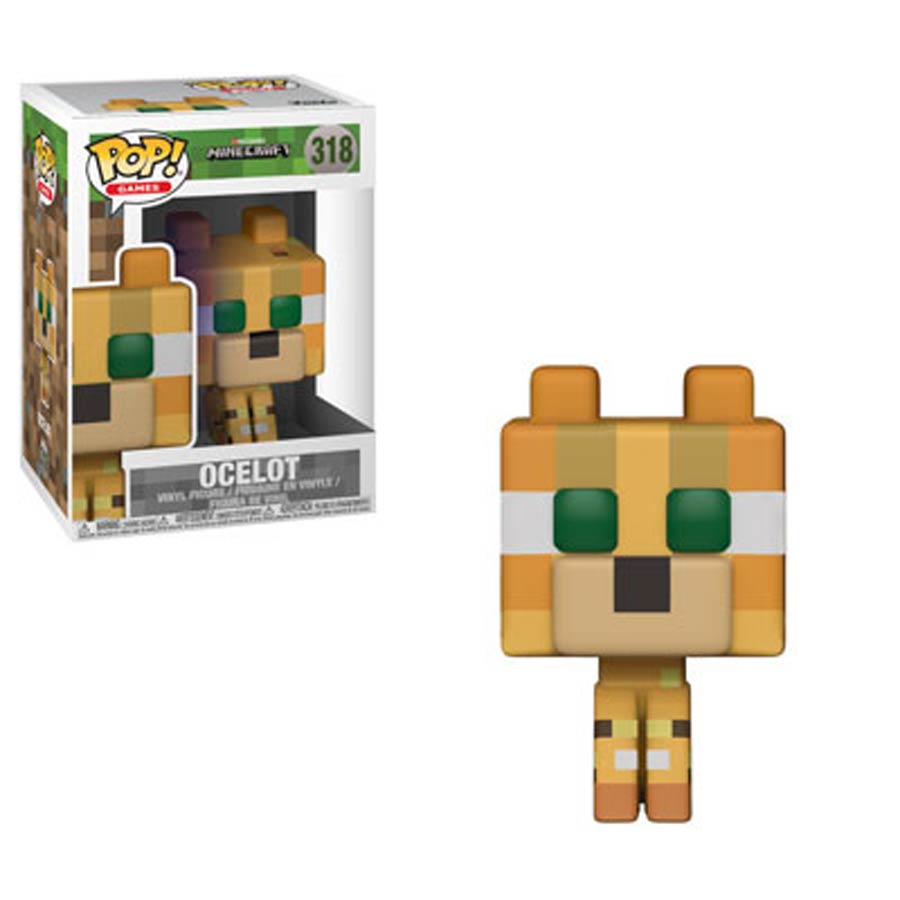 POP Games 318 Minecraft Ocelot Vinyl Figure