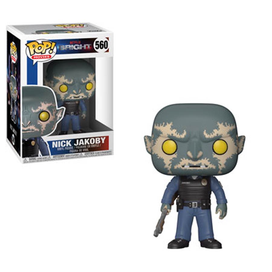 POP Movies 560 Bright Nick Jakoby With Gun Vinyl Figure