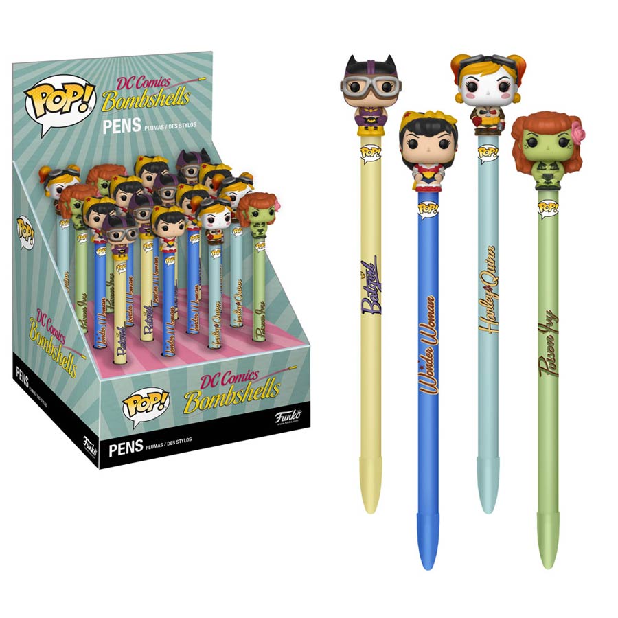 POP DC Bombshells Pen Topper 16-Piece Display