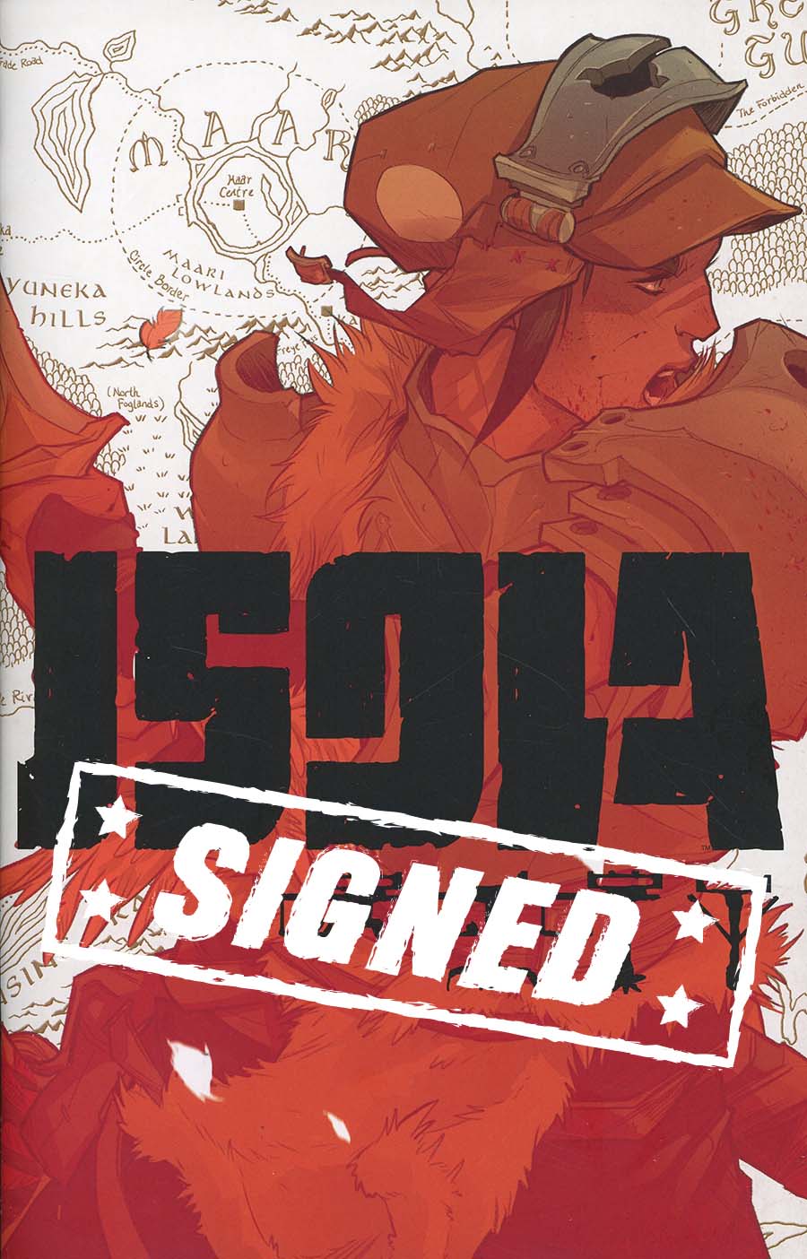 Isola #1 Cover C Regular Karl Kerschl Cover Signed By Brenden Fletcher & Karl Kerschl