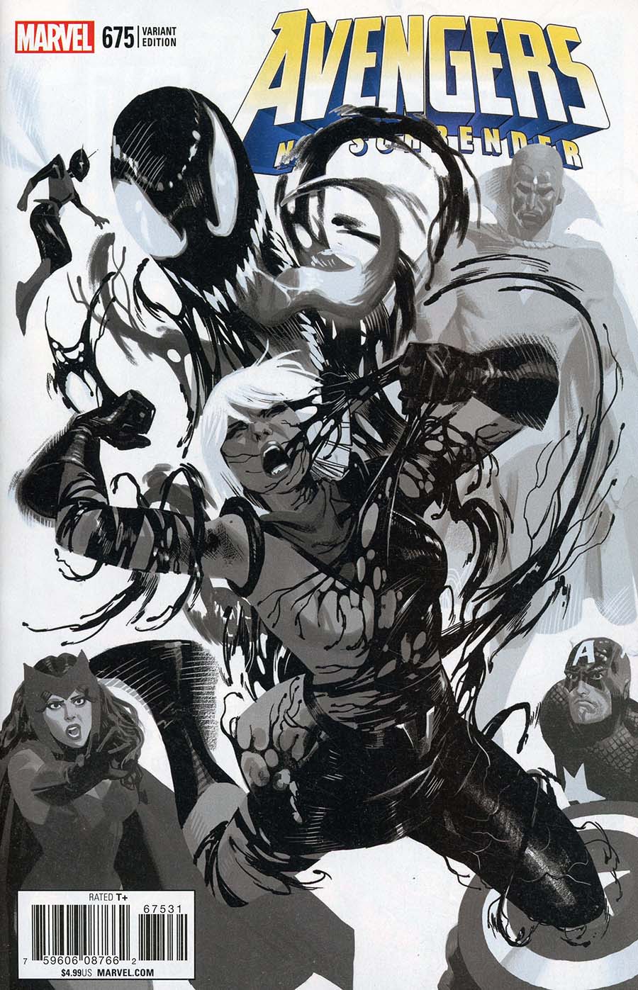 Avengers Vol 6 #675 Cover J Incentive Daniel Acuna Party Sketch Variant Cover