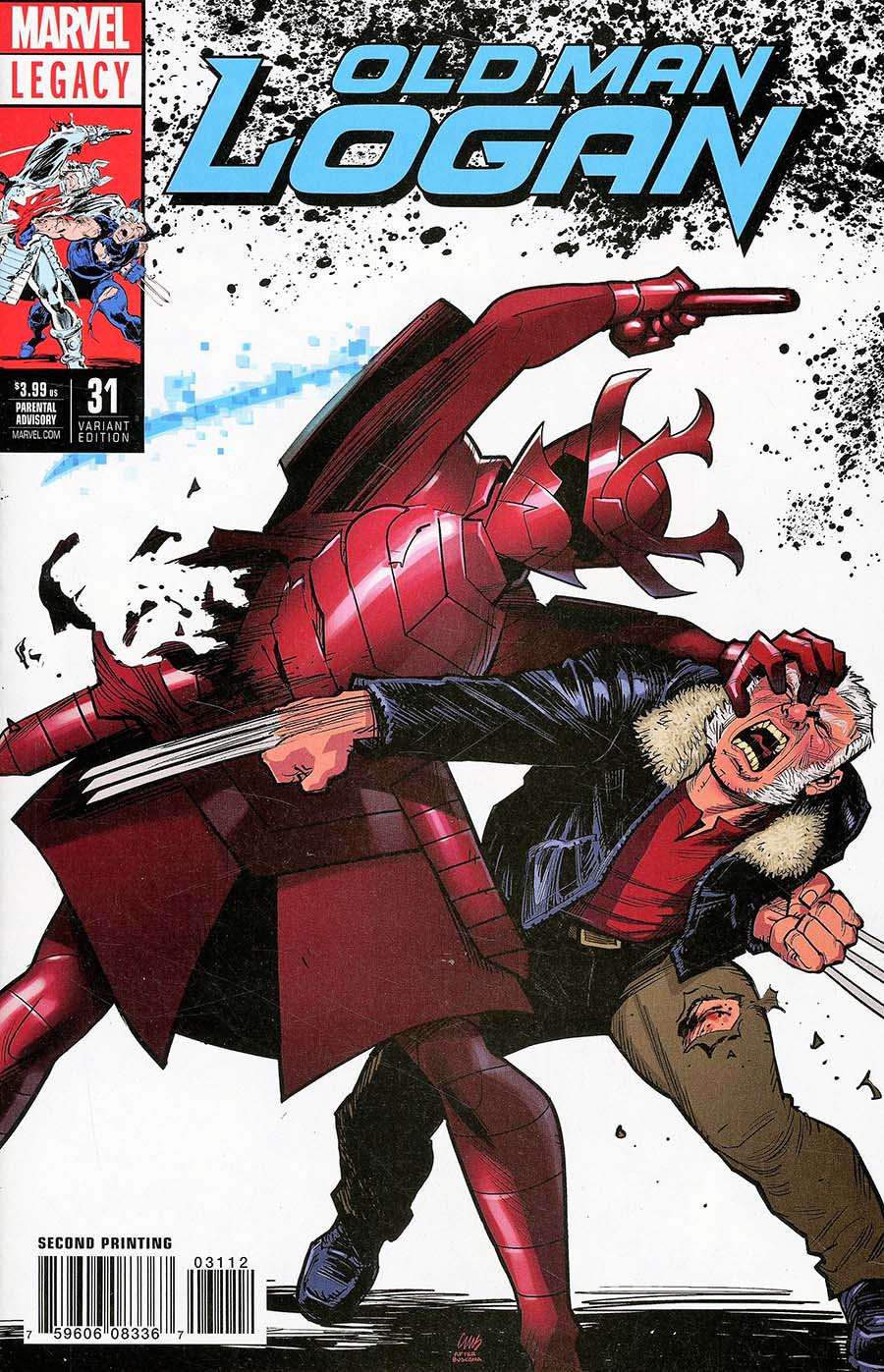 Old Man Logan Vol 2 #31 Cover E 2nd Ptg Variant Cameron Stewart Cover (Marvel Legacy Tie-In)