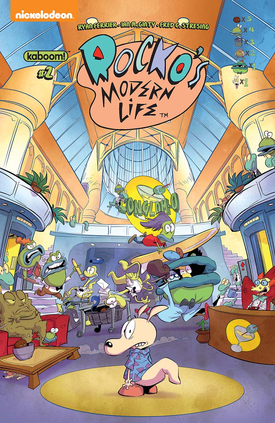 Rockos Modern Life Vol 2 #2 Cover C Variant Bachan Look And Find Cover
