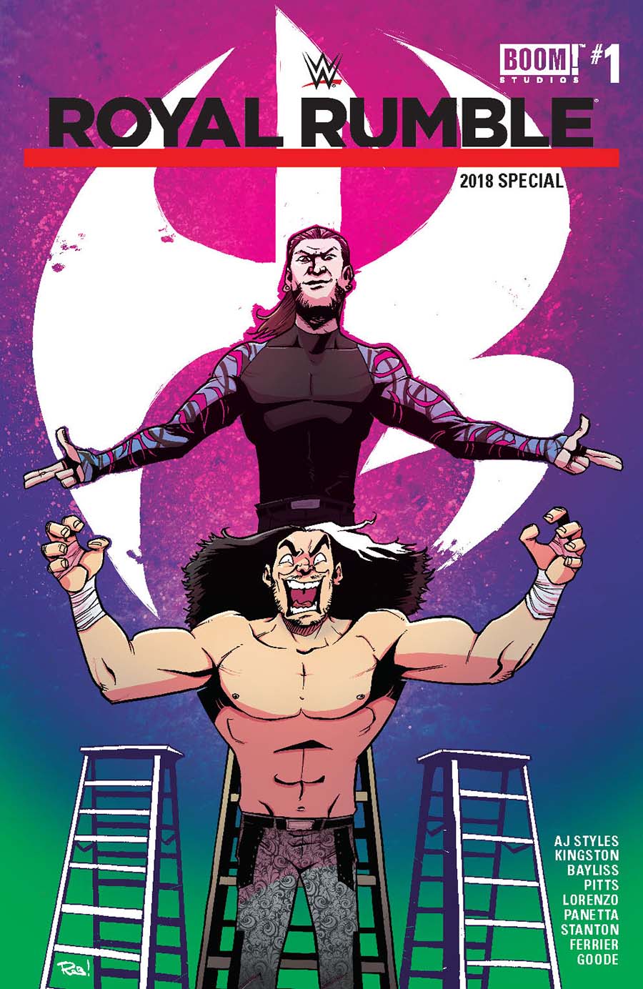 WWE Royal Rumble 2018 Special #1 Cover B Variant Rob Guillory Cover