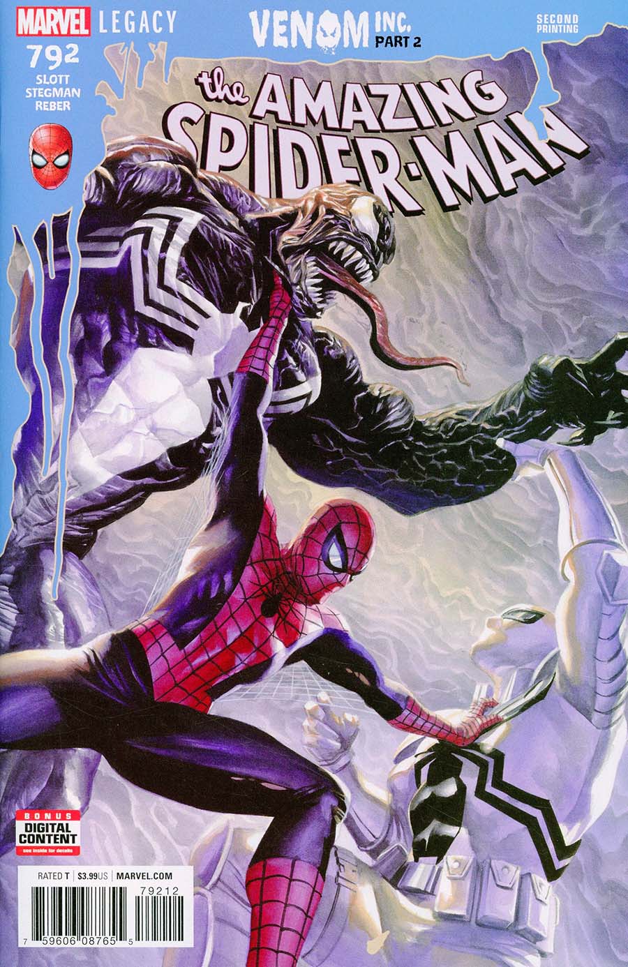 Amazing Spider-Man Vol 4 #792 Cover D 2nd Ptg Variant Alex Ross Cover (Marvel Legacy Tie-In)