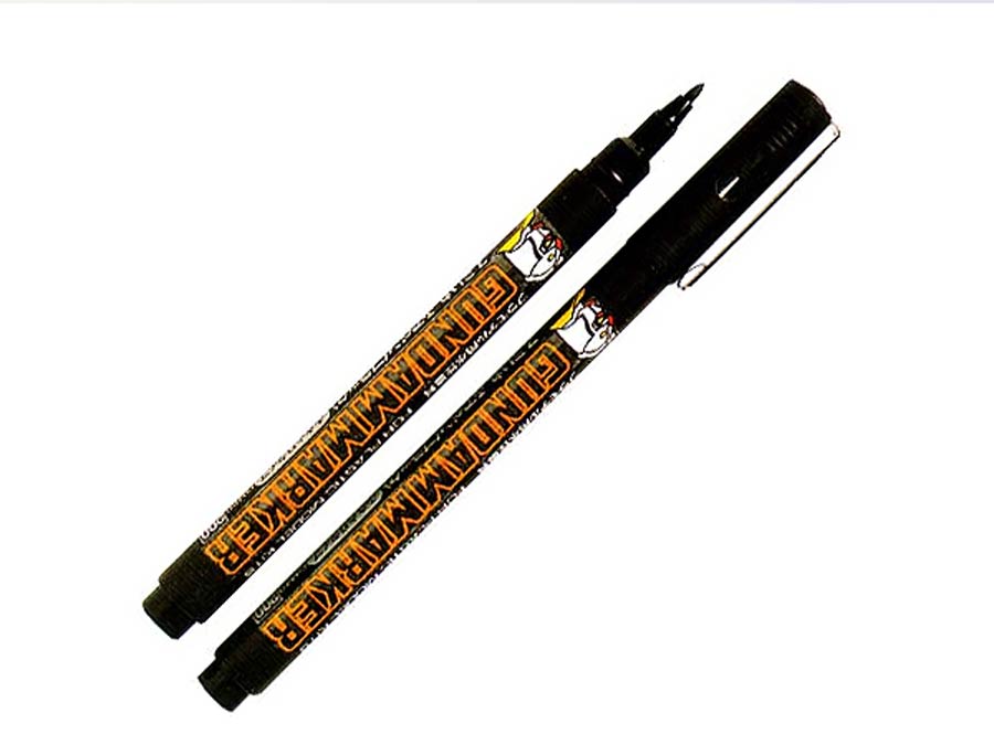 Gundam Marker -  Box Of 10 Units - GM20 Black Brush-Type Marker