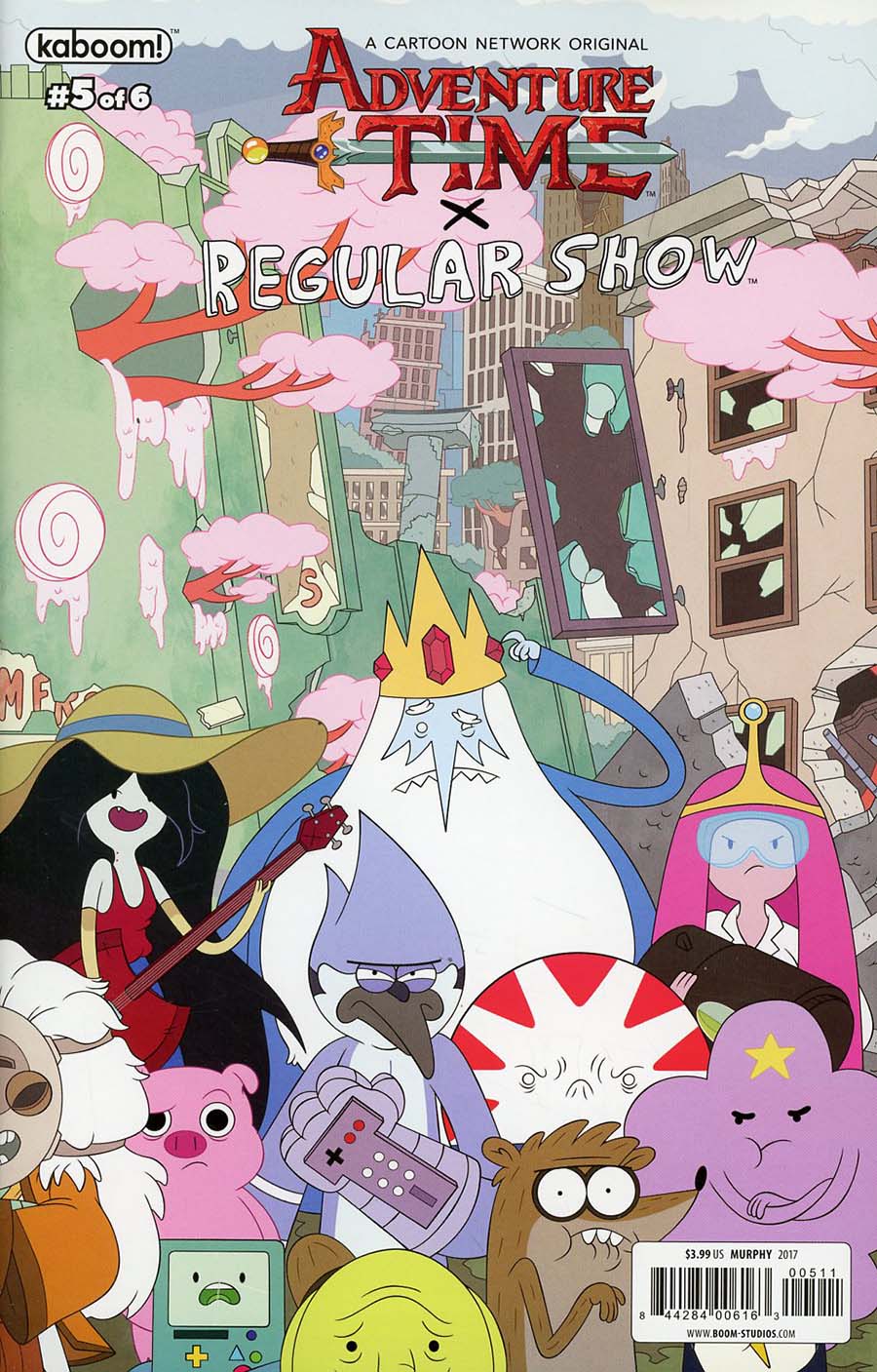 Adventure Time Regular Show #5 Cover A Regular Phil Murphy Connecting Left Cover