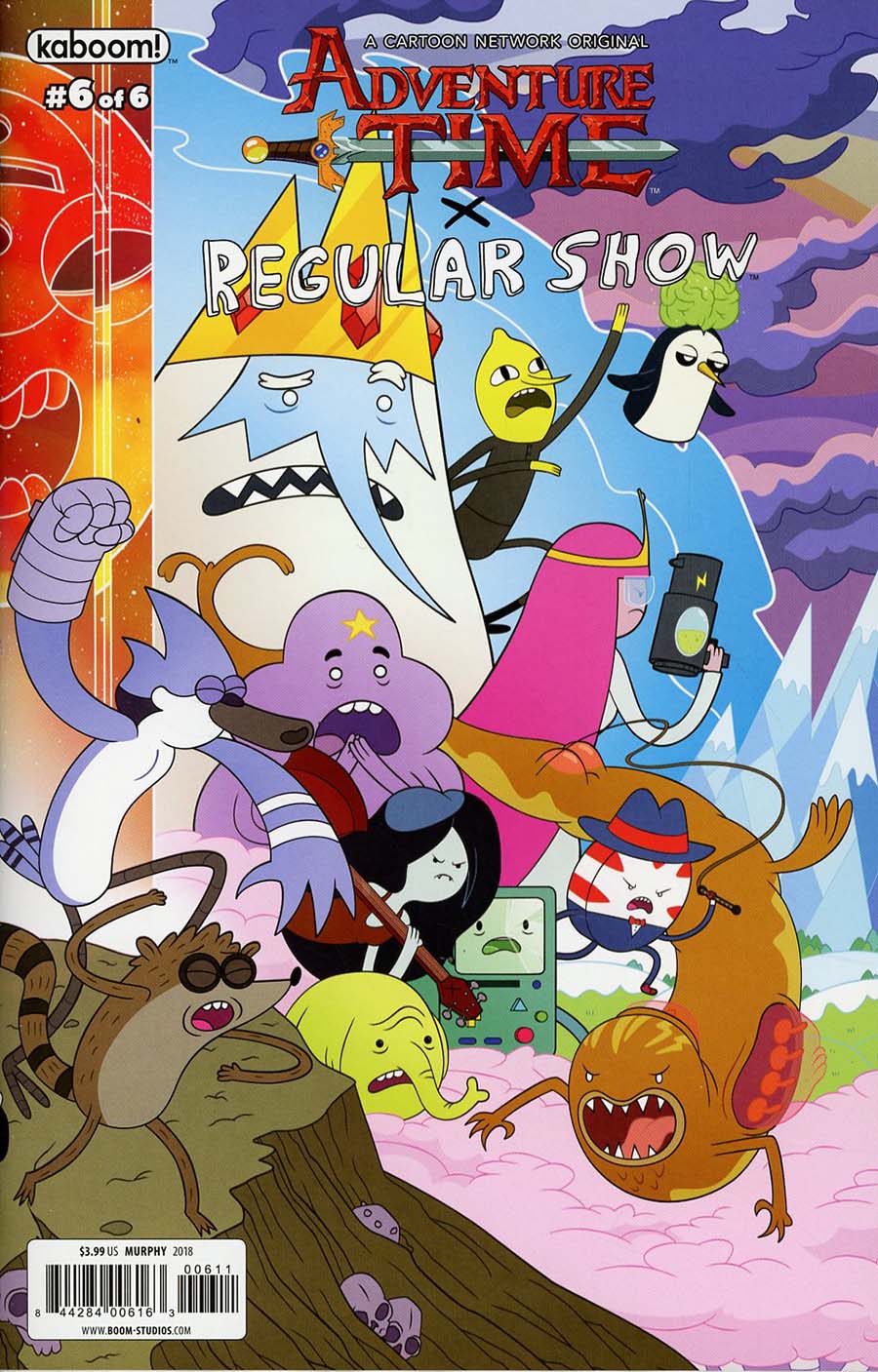 Adventure Time Regular Show #6 Cover B Regular Philip Murphy Connecting Right Cover