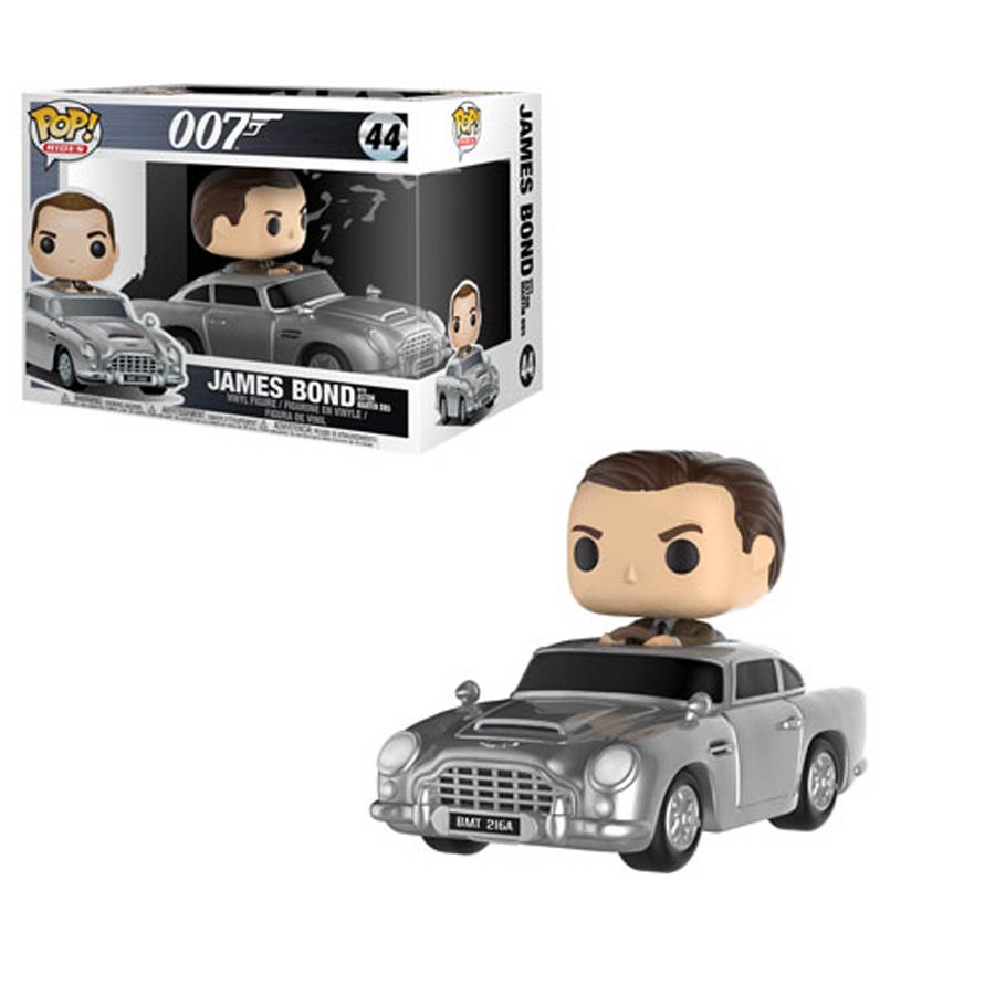 POP Rides 44 James Bond With Aston Martin Vinyl Figure
