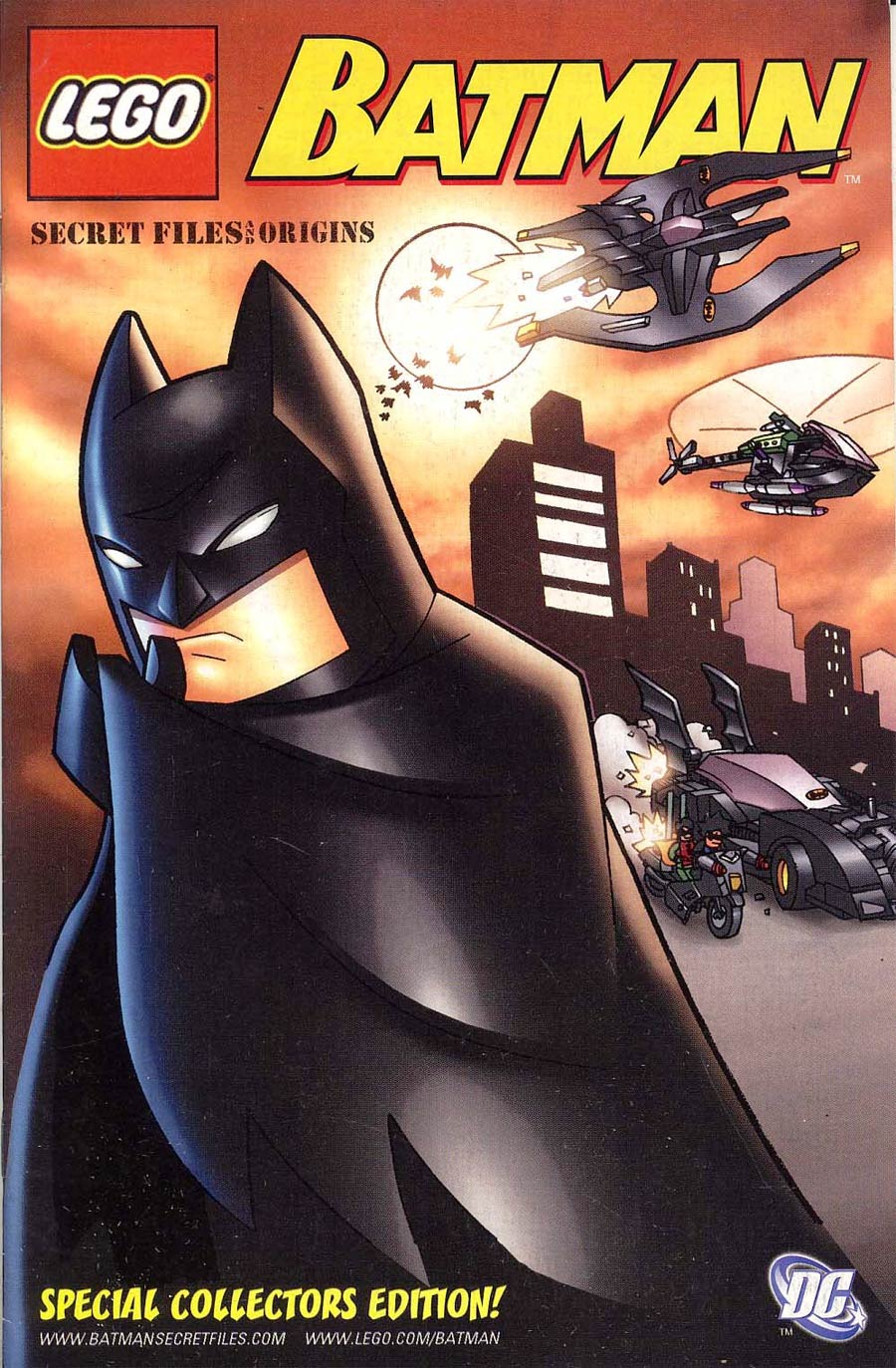 Batman Lego Secret Files And Origins Promotional Comic Book