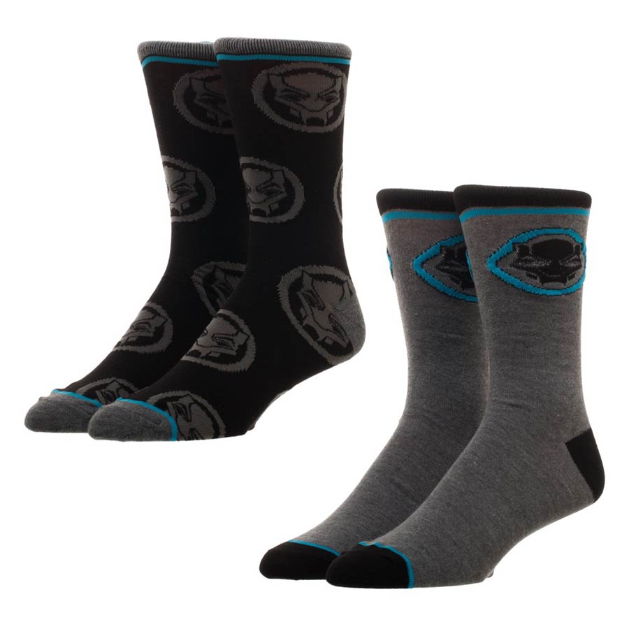 Black Panther 2-Pack Crew Sock Set