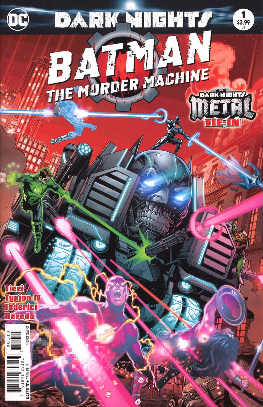 Batman The Murder Machine #1 Cover C 3rd Ptg Variant Jason Fabok Cover (Dark Nights Metal)