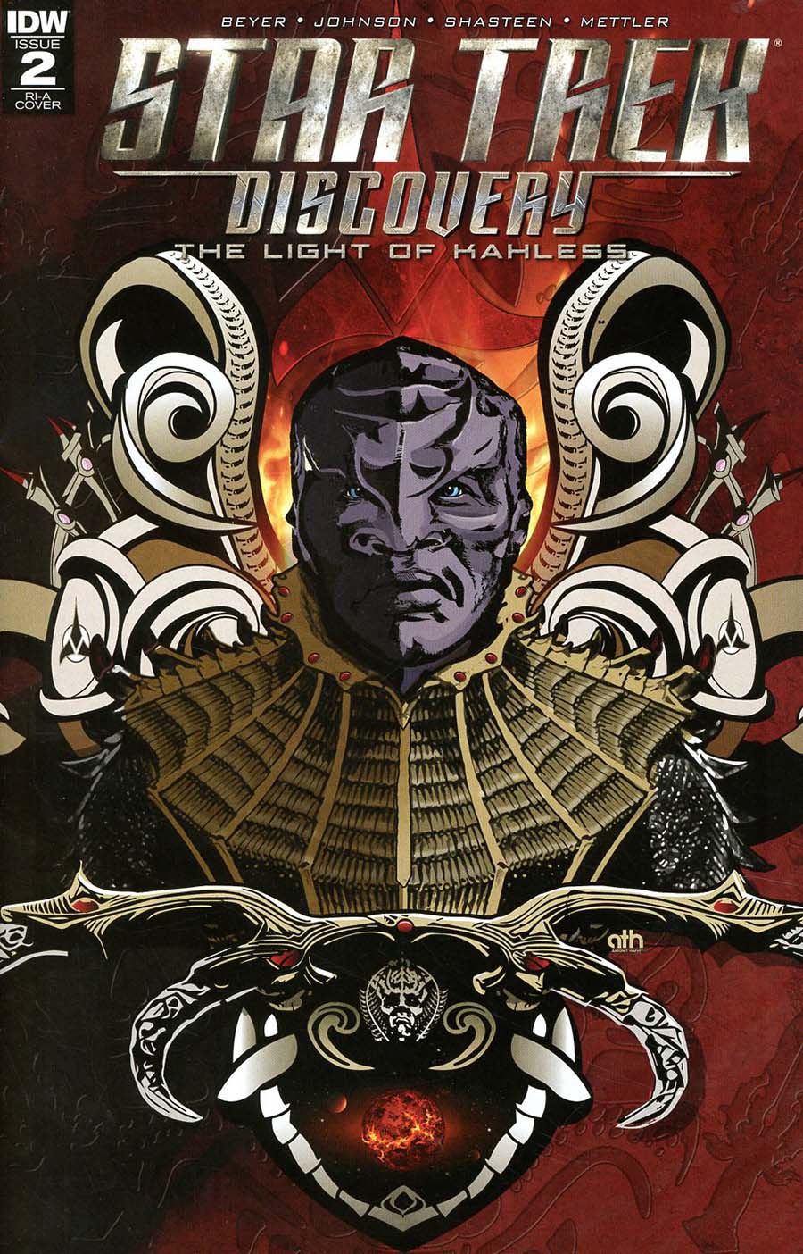 Star Trek Discovery #2 Cover C Incentive Aaron Harvey Variant Cover