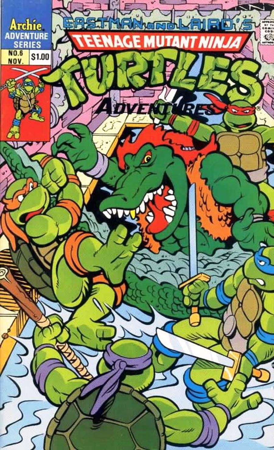 Teenage Mutant Ninja Turtles Adventures Vol 2 #6 Cover D 4th Ptg