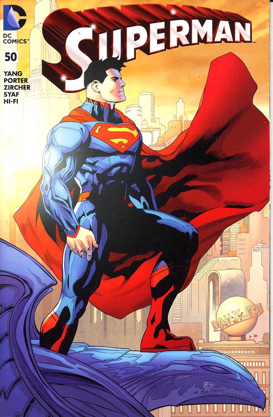 Superman Vol 4 #50 Cover K Wizard World Comic Con Box Pat Gleason Variant Cover