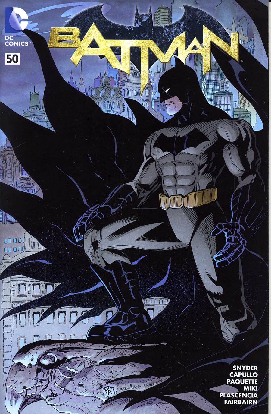 Batman Vol 2 #50 Cover K Wizard World Comic Con Box Pat Gleason Variant Cover