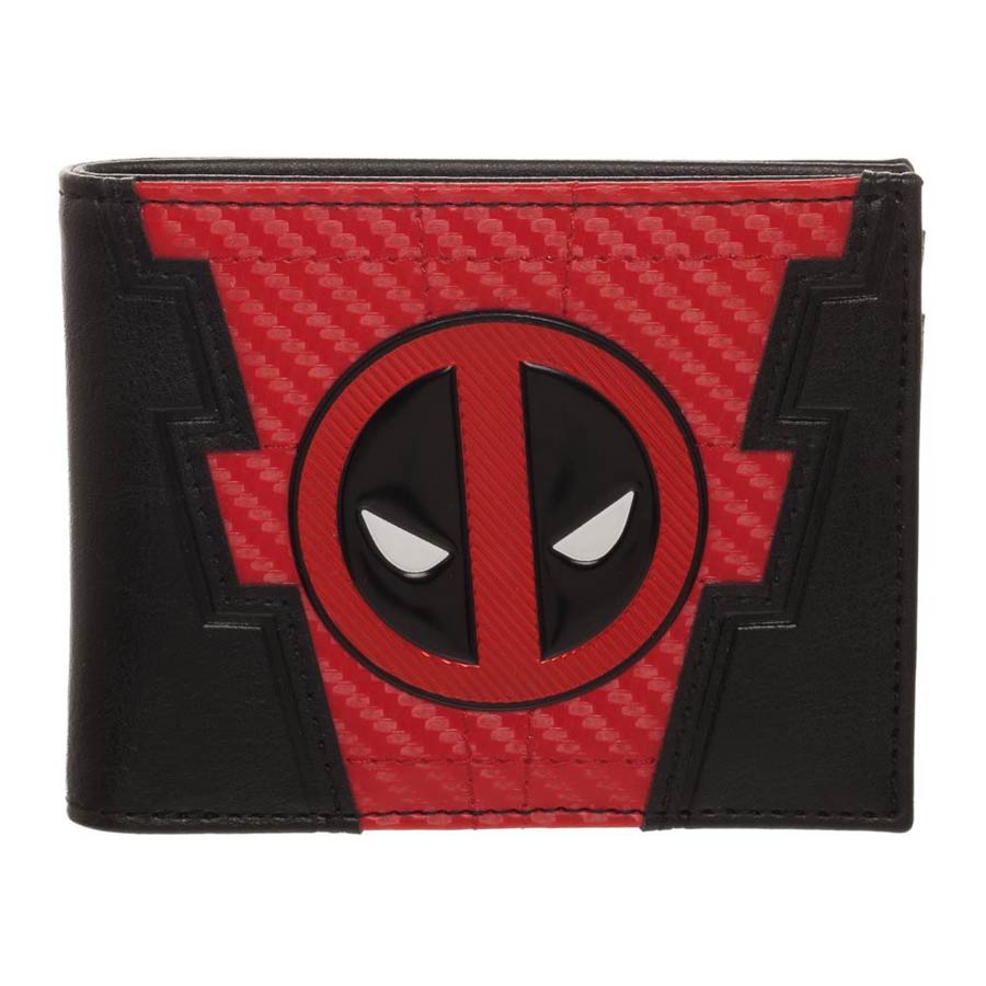 Deadpool Chrome Weld Patch Bi-Fold Wallet