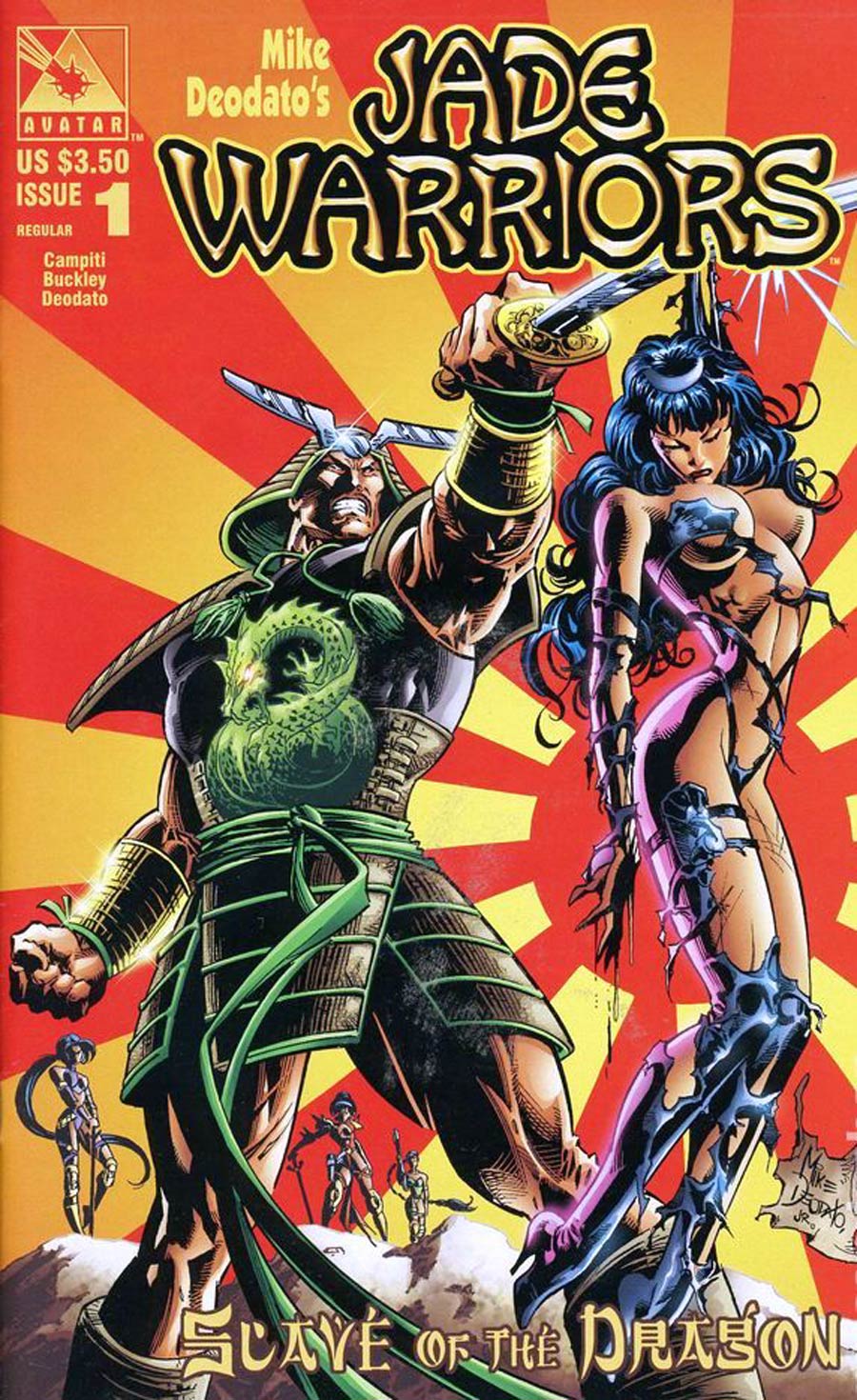 Jade Warriors Slave Of The Dragon #1 Cover A Deodato Cover