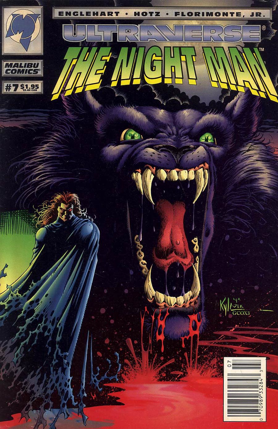 Night Man #7 Newsstand Edition