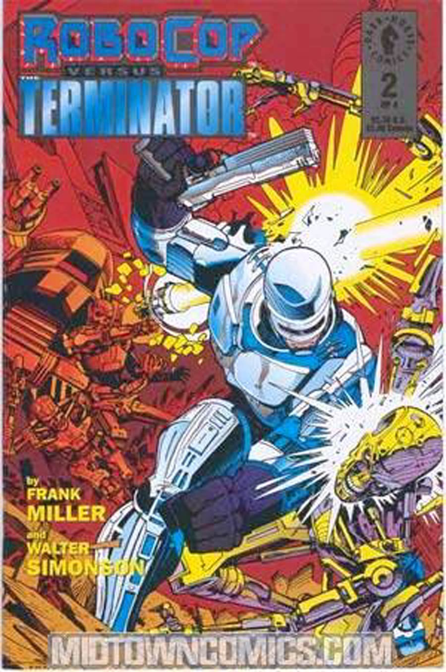 Robocop Versus The Terminator #2 Cover B Without Character Stand-Up