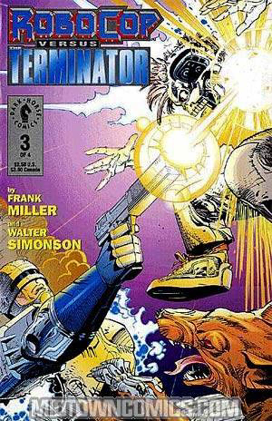 Robocop Versus The Terminator #3 Cover B Without Character Stand-Up