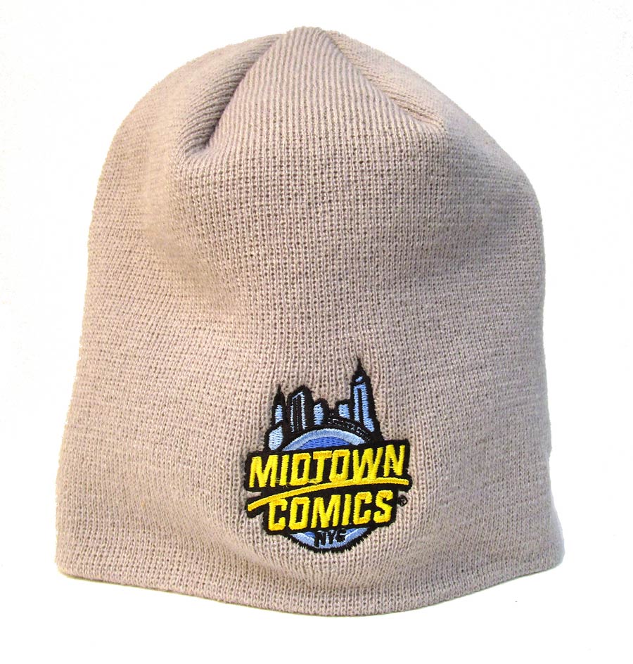Midtown Comics Logo Grey Toque Knit Hat Powered By New Era