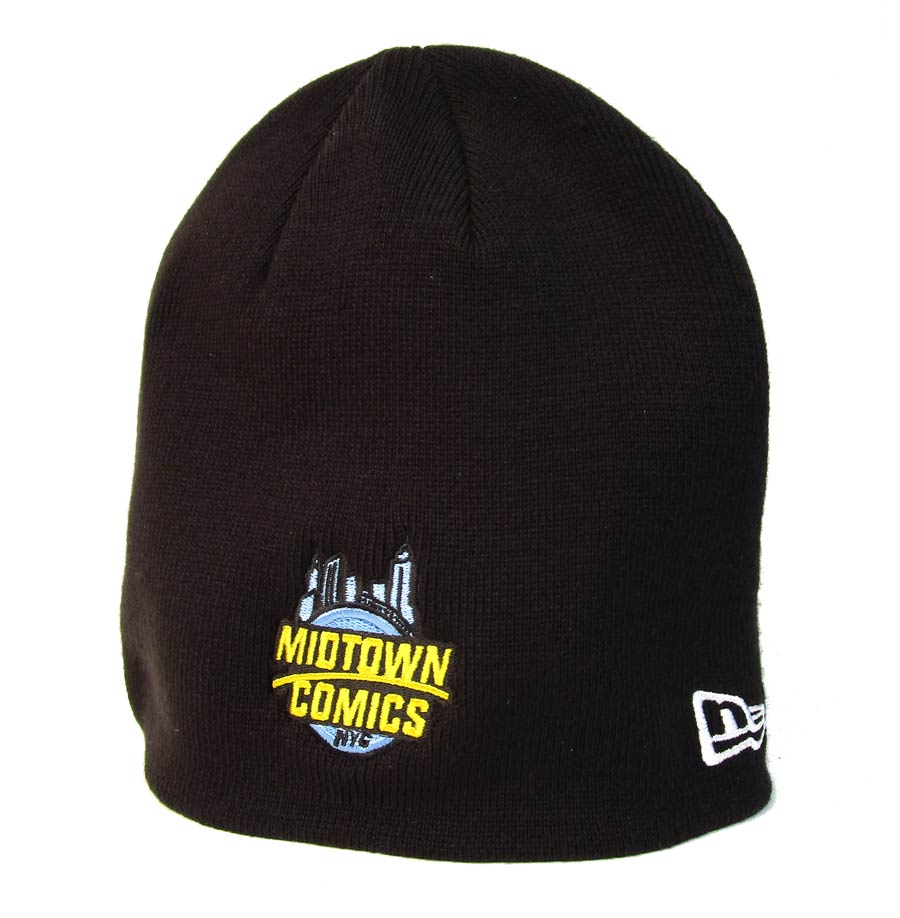 Midtown Comics Logo Black Toque Knit Hat Powered By New Era