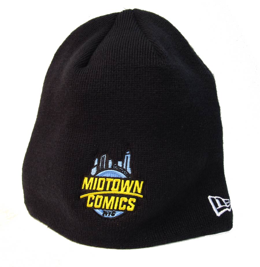 Midtown Comics Logo Navy Toque Knit Hat Powered By New Era