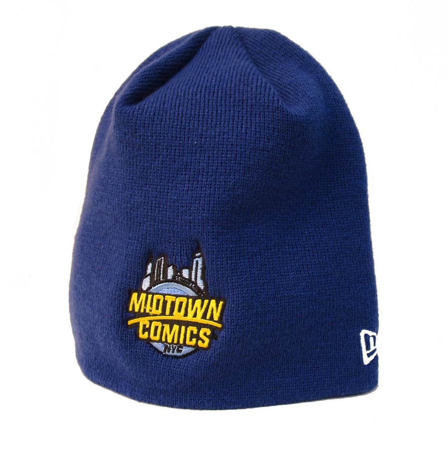 Midtown Comics Logo Royal Toque Knit Hat Powered By New Era
