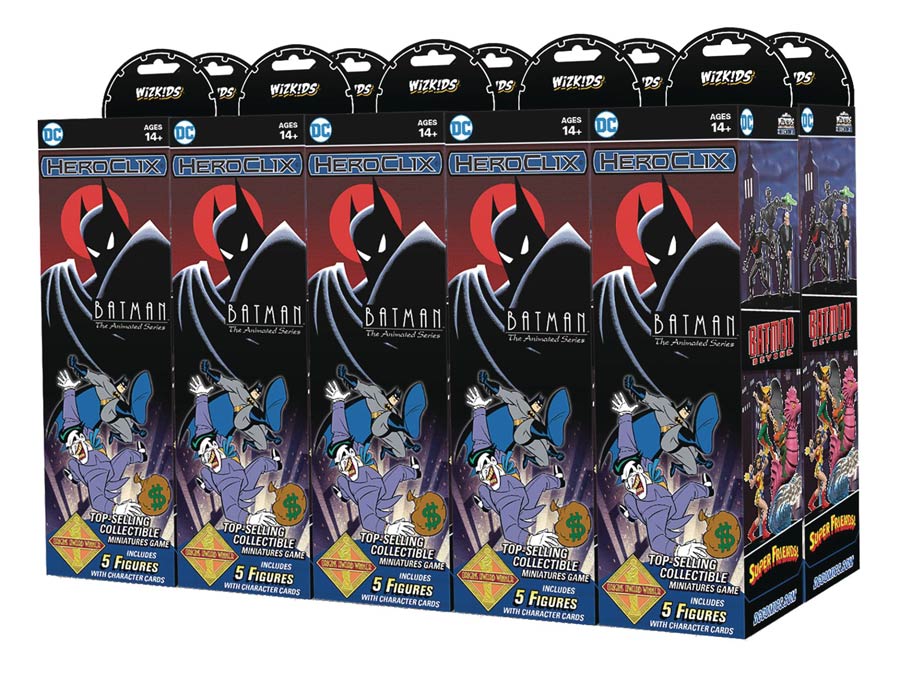 DC HeroClix Batman The Animated Series Booster Brick Of 10 Packs