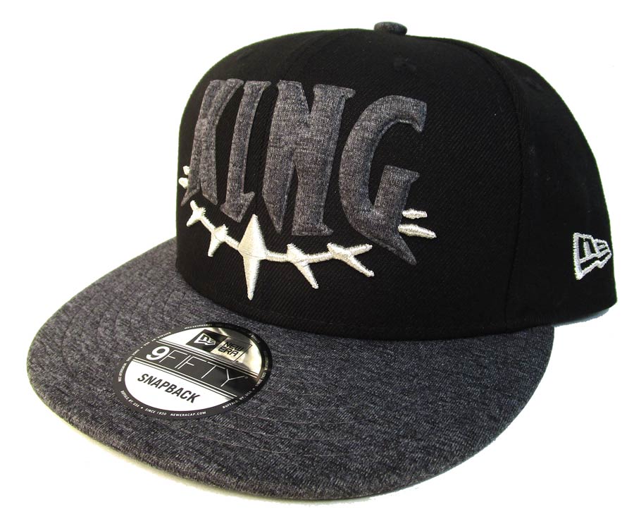 Black Panther Movie King Black 950 Snapback Cap