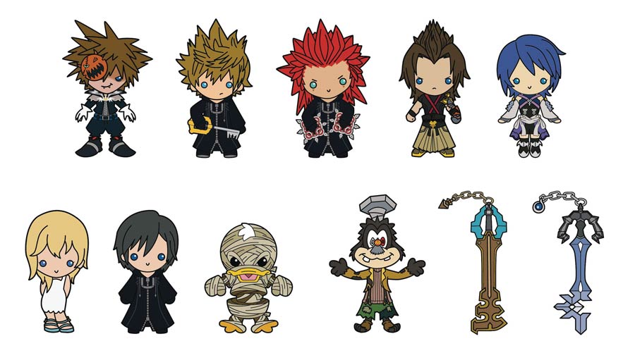 Kingdom Hearts Laser Cut Figural Keyring Series 3 Blind Mystery Box