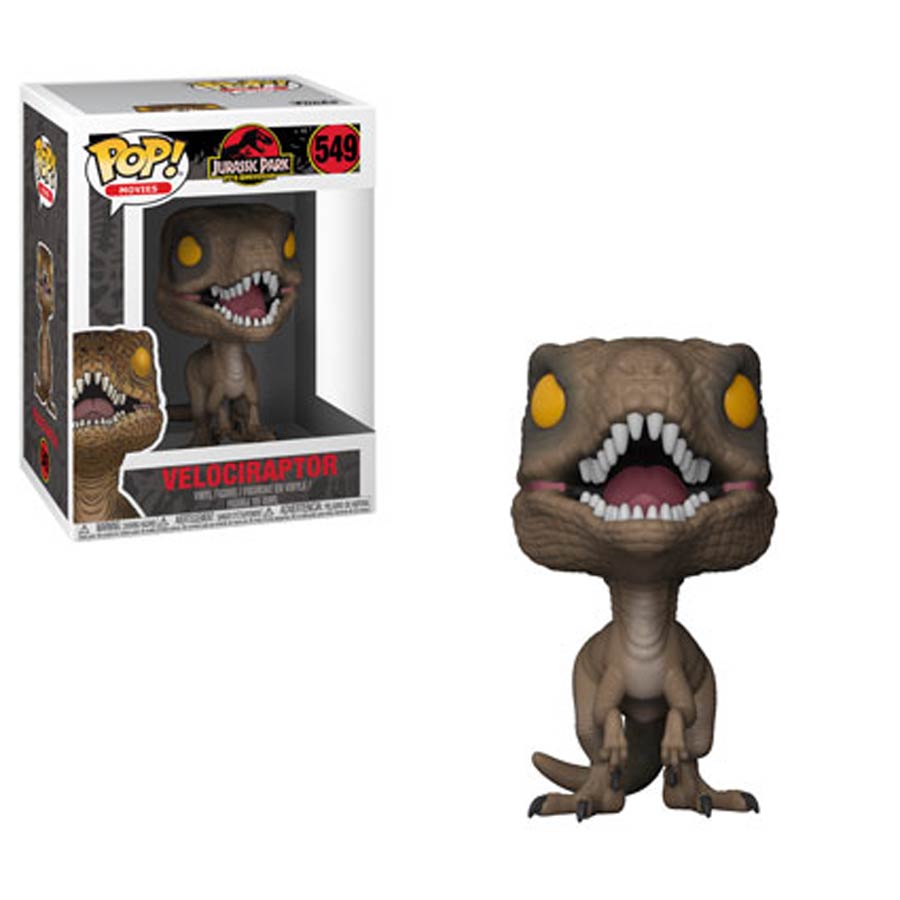 POP Movies 549 Jurassic Park Velociraptor Vinyl Figure