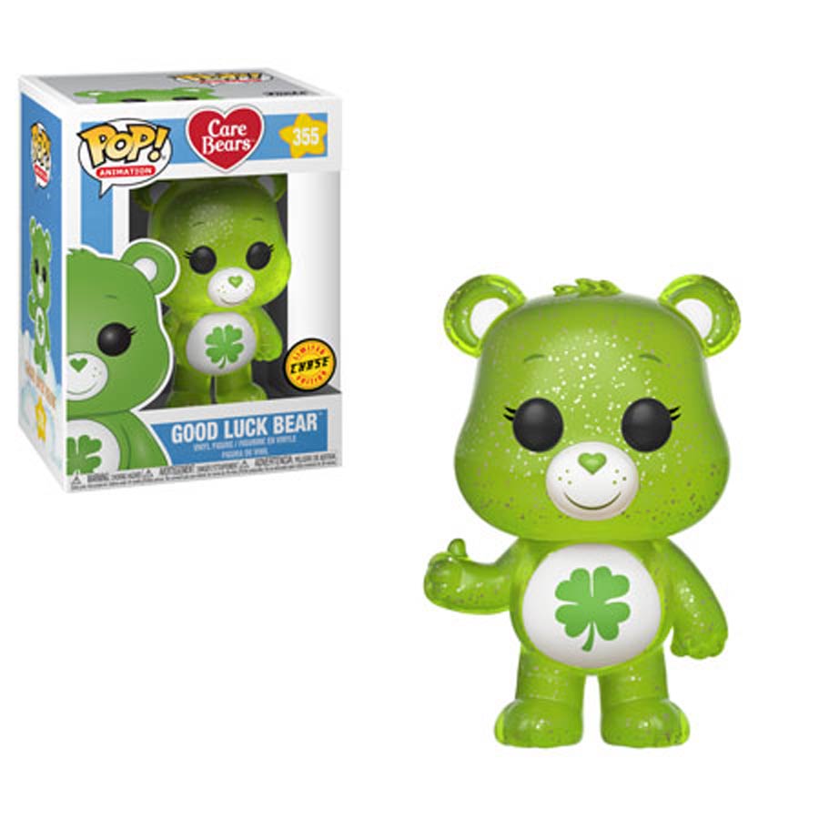 POP Animation 355 Care Bears Good Luck Bear Chase Vinyl Figure