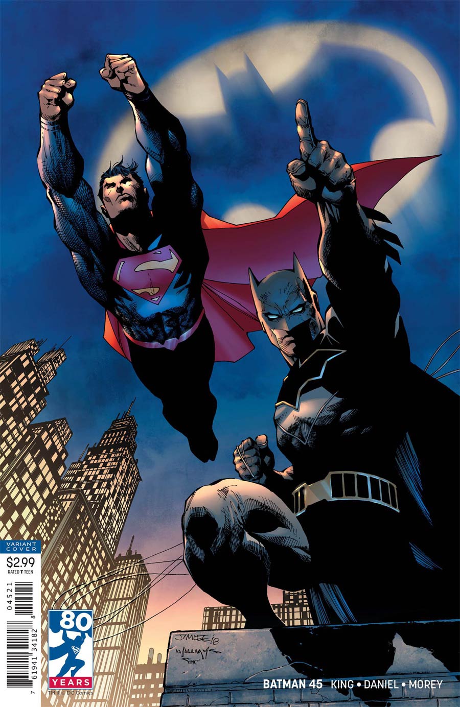 Batman Vol 3 #45 Cover B Variant Jim Lee Cover