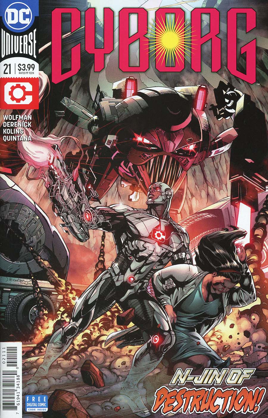 Cyborg Vol 2 #21 Cover A Regular Sam Lotfi Cover