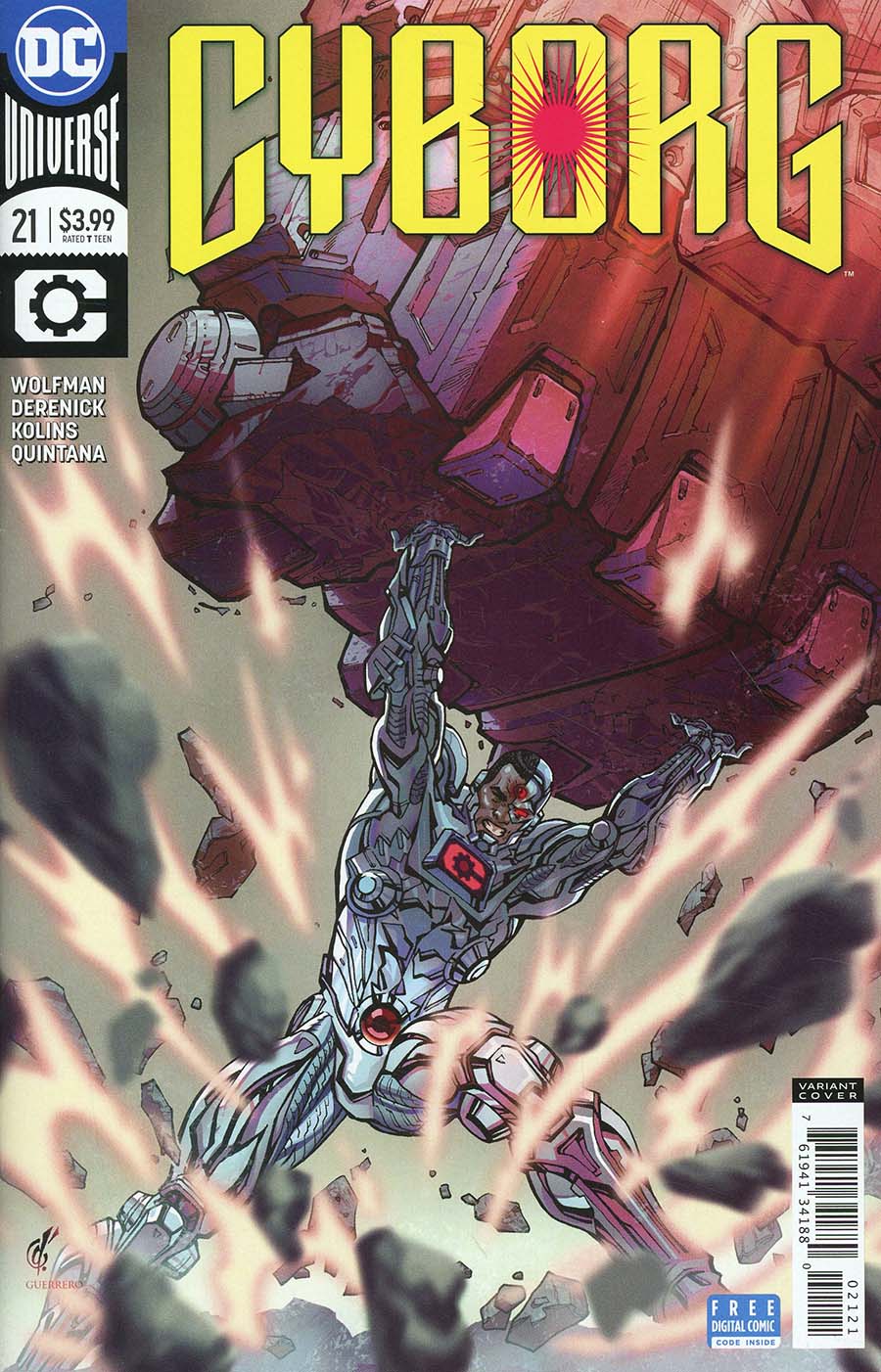 Cyborg Vol 2 #21 Cover B Variant Carlos DAnda Cover