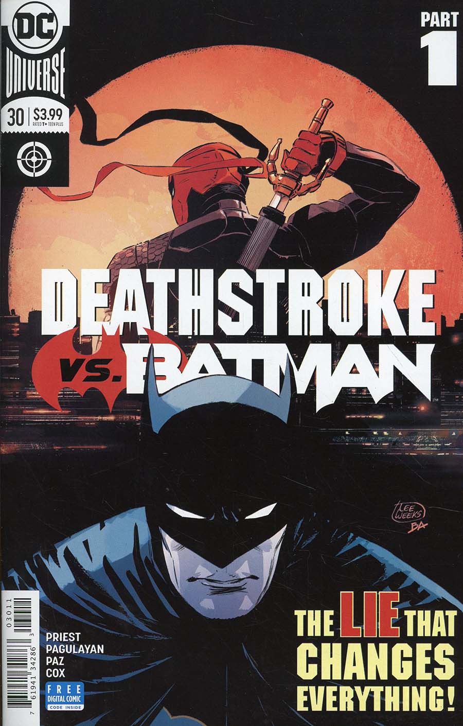 Deathstroke Vol 4 #30 Cover A 1st Ptg Regular Lee Weeks Cover