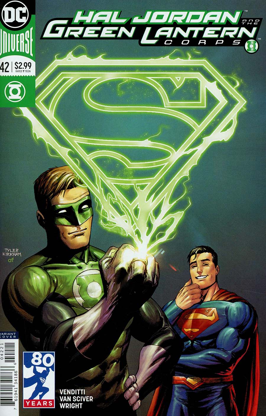Hal Jordan And The Green Lantern Corps #42 Cover B Variant Tyler Kirkham Cover