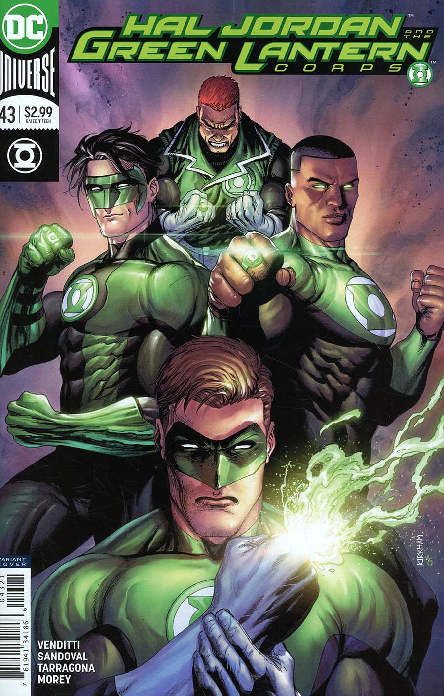 Hal Jordan And The Green Lantern Corps #43 Cover B Variant Tyler Kirkham Cover