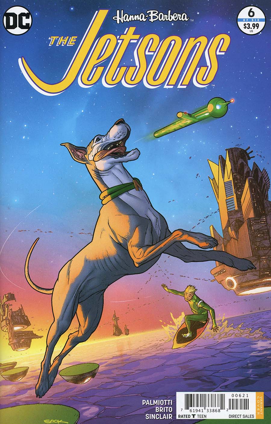 Jetsons (DC) #6 Cover B Variant Ryan Sook Cover