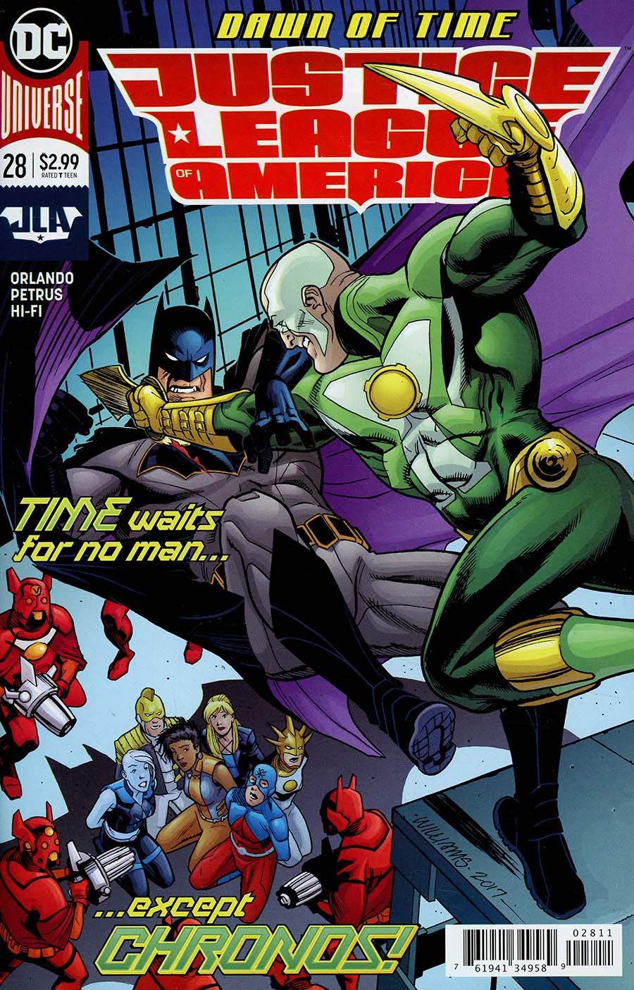Justice League Of America Vol 5 #28 Cover A Regular David Williams Cover